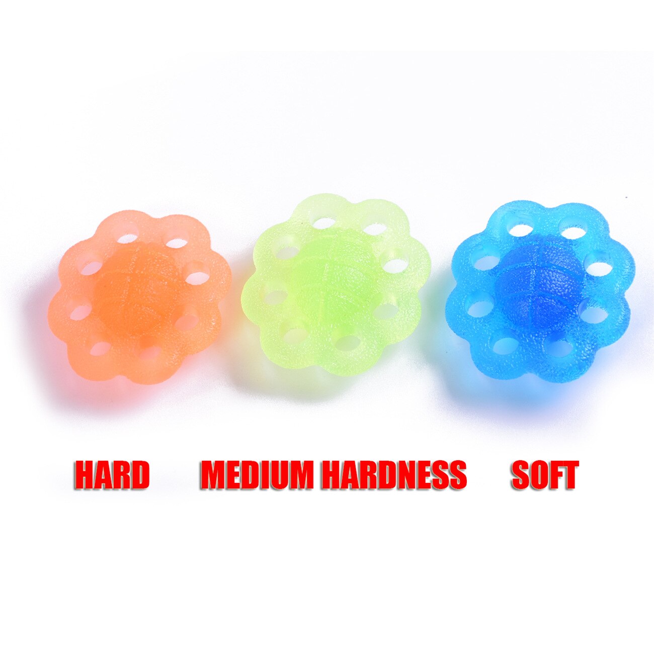 Silikon Hand Griff-Ball Finger Rehabilitation Ausbildung Arm Handgelenk-stärkungsmittel-Ball Resistensepow Karpaltunnelsyndroms Expander Trainer Greif Ring