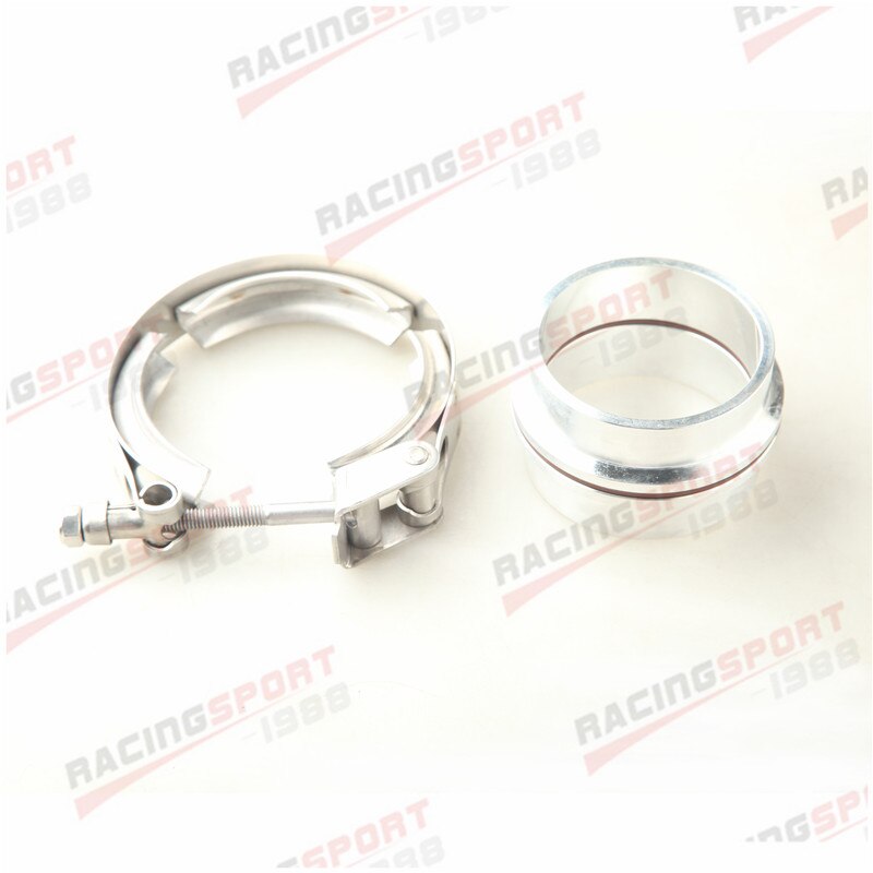 Stainless Steel V-Band Quick Release Clamp & 2.75" inch Aluminum Flange Assembly