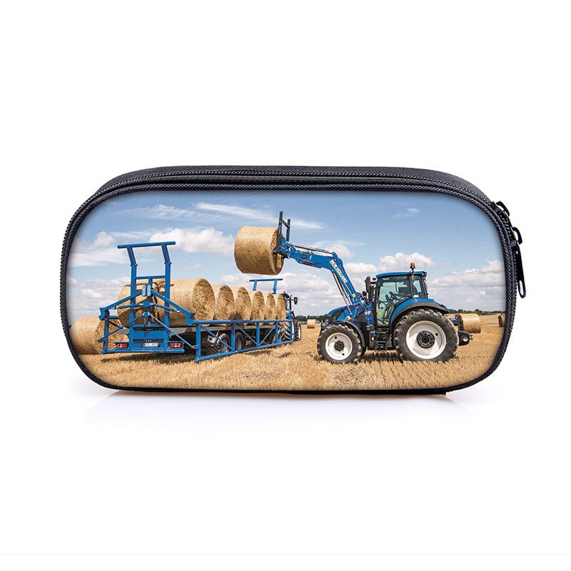 Bauernhof Traktor drucken Kosmetik fallen Bleistift Tasche Jungen Mädchen Stationäbetreffend Tasche freundlicher Schule fallen freundlicher Bleistift Kasten Schule Lieferungen Taschen: dqbbftractor01cw