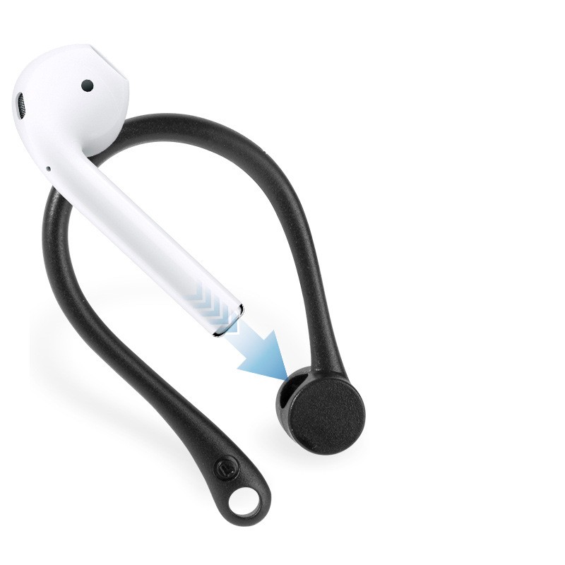 Mini ganchos de auriculares inalámbricos Bluetooth anticaída, soporte Protector de auriculares, gancho de oreja antipérdida deportivo para Airpods 1 2 Air Pods