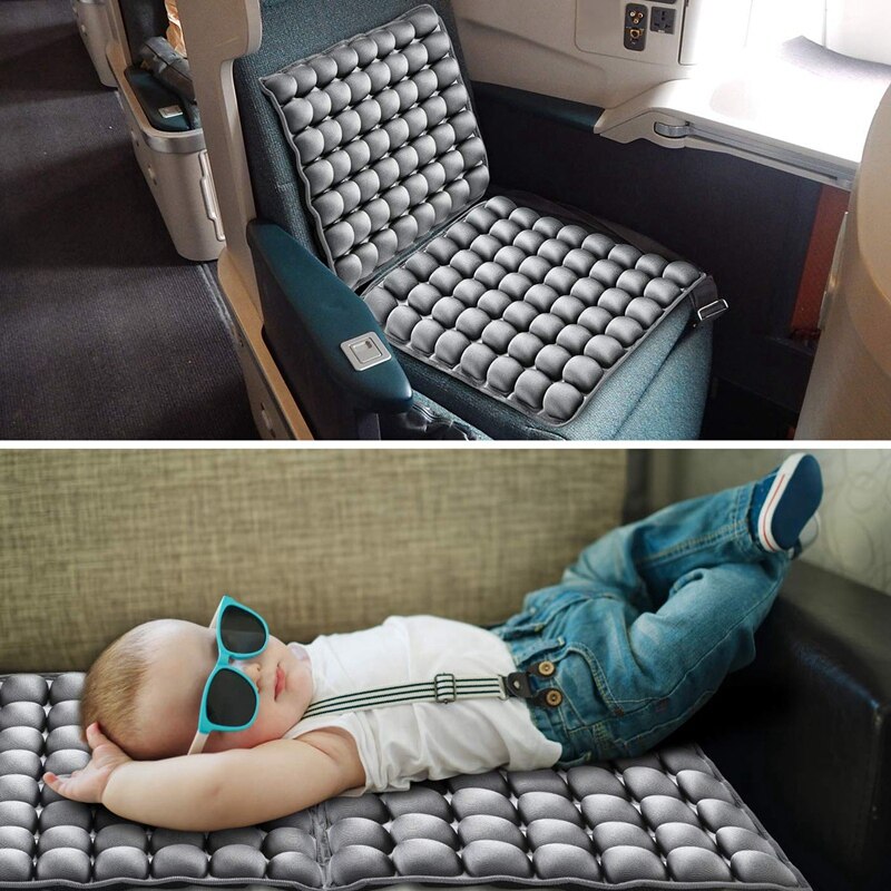 Universal Air Inflatable Seat Cushion Air-Permeable Pressure Relief Water Seat Cushion Lumbar Support To Relieve Sciatica