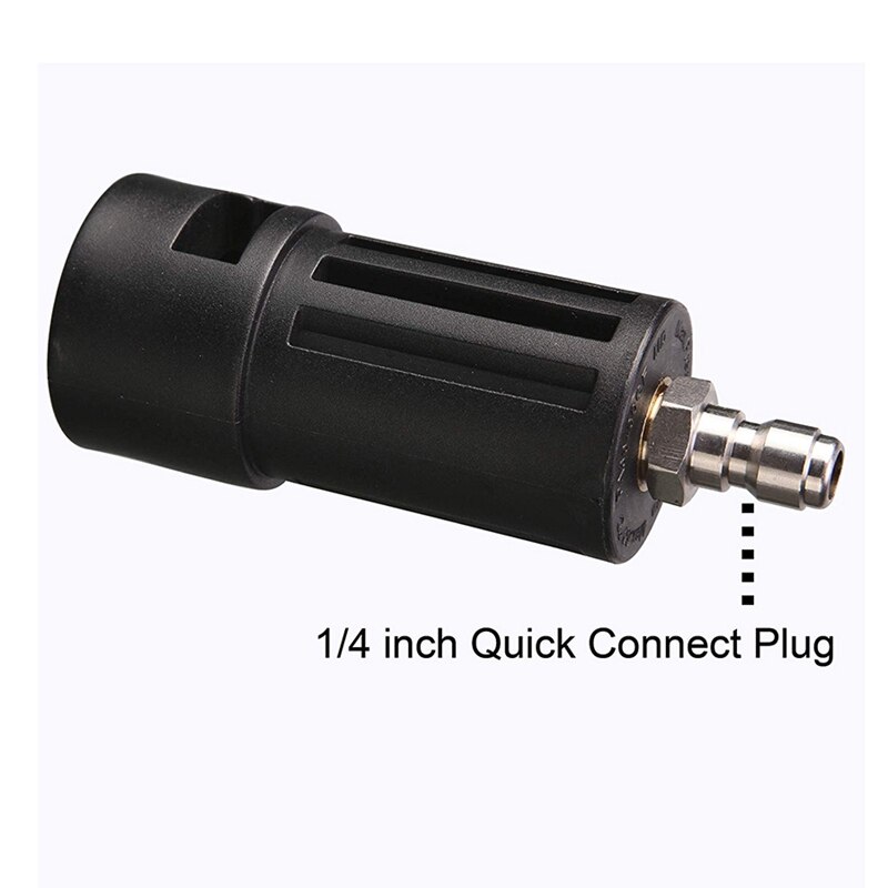 Compatibel Hogedrukreiniger Adapter, Vervanging Voor Karcher Hogedrukreiniger Accessoire, 1/4 Inch Quick Connect