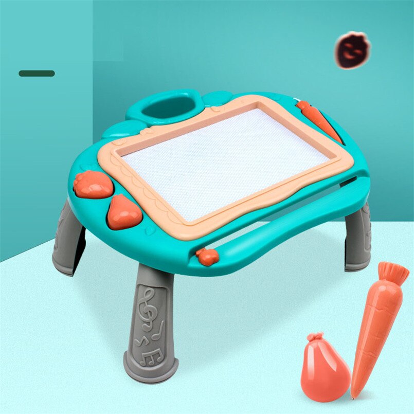 Brinquedos magnéticos de 36*17cm, para mesa, para meninos e meninas, para escrita e pintura, quadro, arte e aprendizagem brinquedo infantil: Green