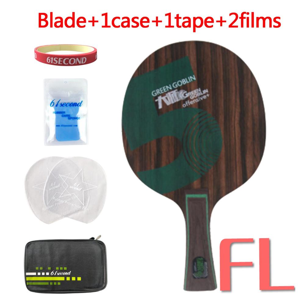 Friendship 729 Master series table tennis racket Green goblin 5/7 Ebony ebony 5 7 OFFENSIVE attack: 5 FL with FM 1case