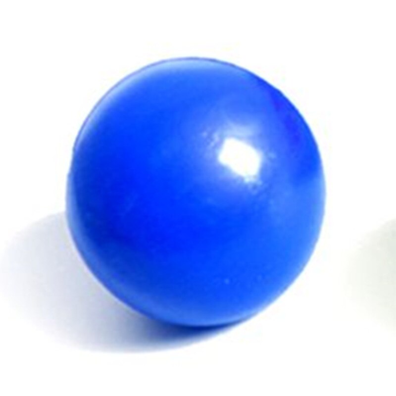 4.5cm pind væg bold anti stress bold klæbrig squash bold sugning klæbrig mål bold fangst kaste bold voksne børn squishy legetøj: Blå