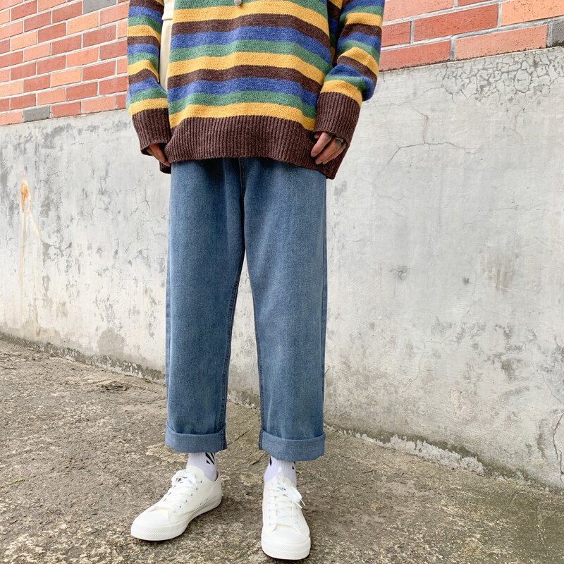 Men Trousers Streetwear Design Denim Pants Korea Casual main image 0