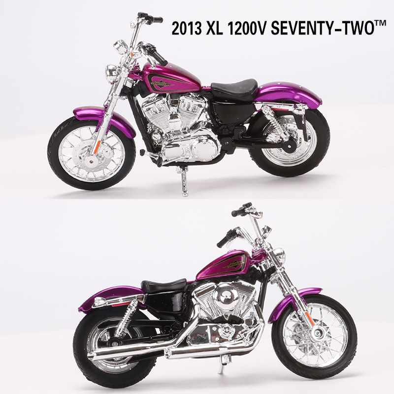 Maisto 1:18 15 stile moto Modello di moto Giocattolo Per Harley 2009F XDFSE CVO FAT BOB 2016 BREAKOUT 2004 FXSTDSE CVO 2015 di strada 750: 2013 SEVENTY-TWO