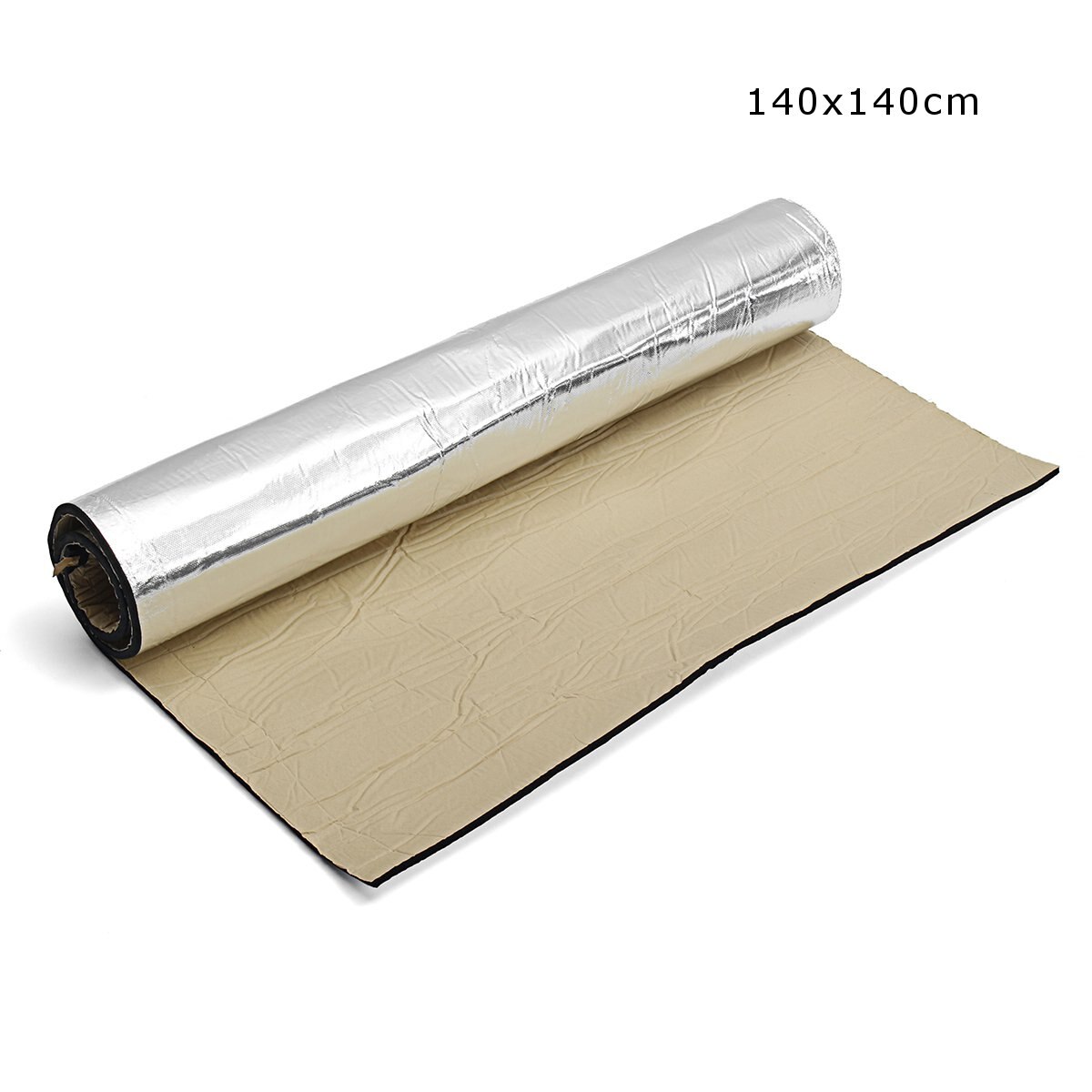 10mm Car Van Sound Proofing Deadening Insulation Closed Cell Foam Car Hood Insulation: Orange