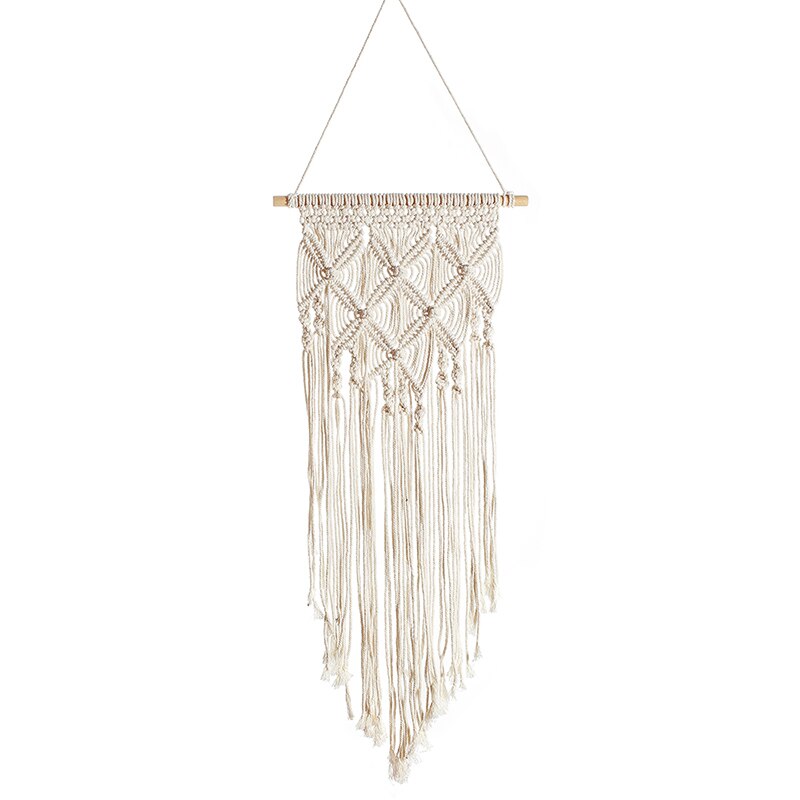 Nordic Macrame Wall Hanging - Handmade Boho Tapestry