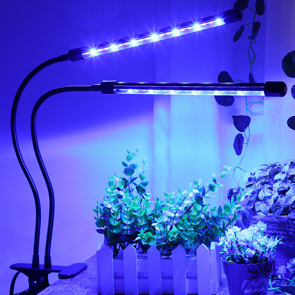 Hydroponic Timing LED Clip Growth Light Plant Lamp Full Spectrum waterproof Indoor Outdoor plant Promote growth lamp grow tent
