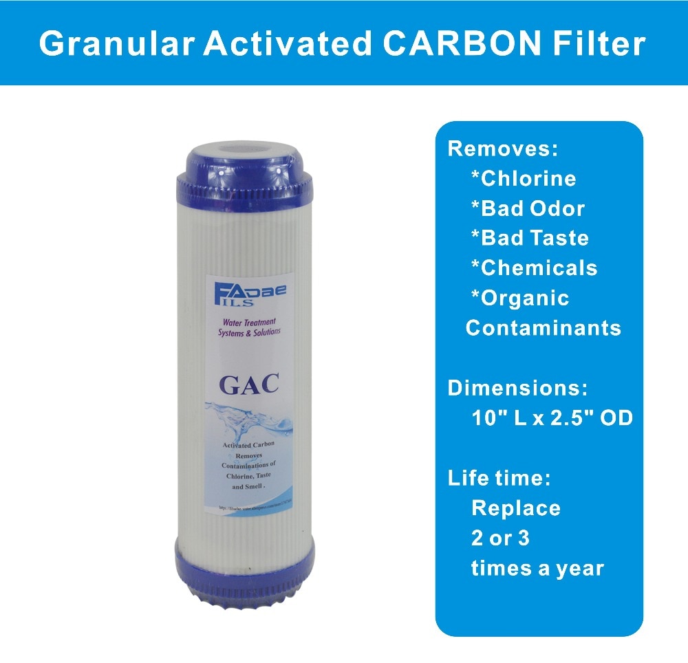 Vervanging Pre-Filter Sets Voor Omgekeerde Osmose Systeem Podium 1, 2 & 3, pak Van Sediment 5UM, Actieve Kool & Koolstof Blok Filters