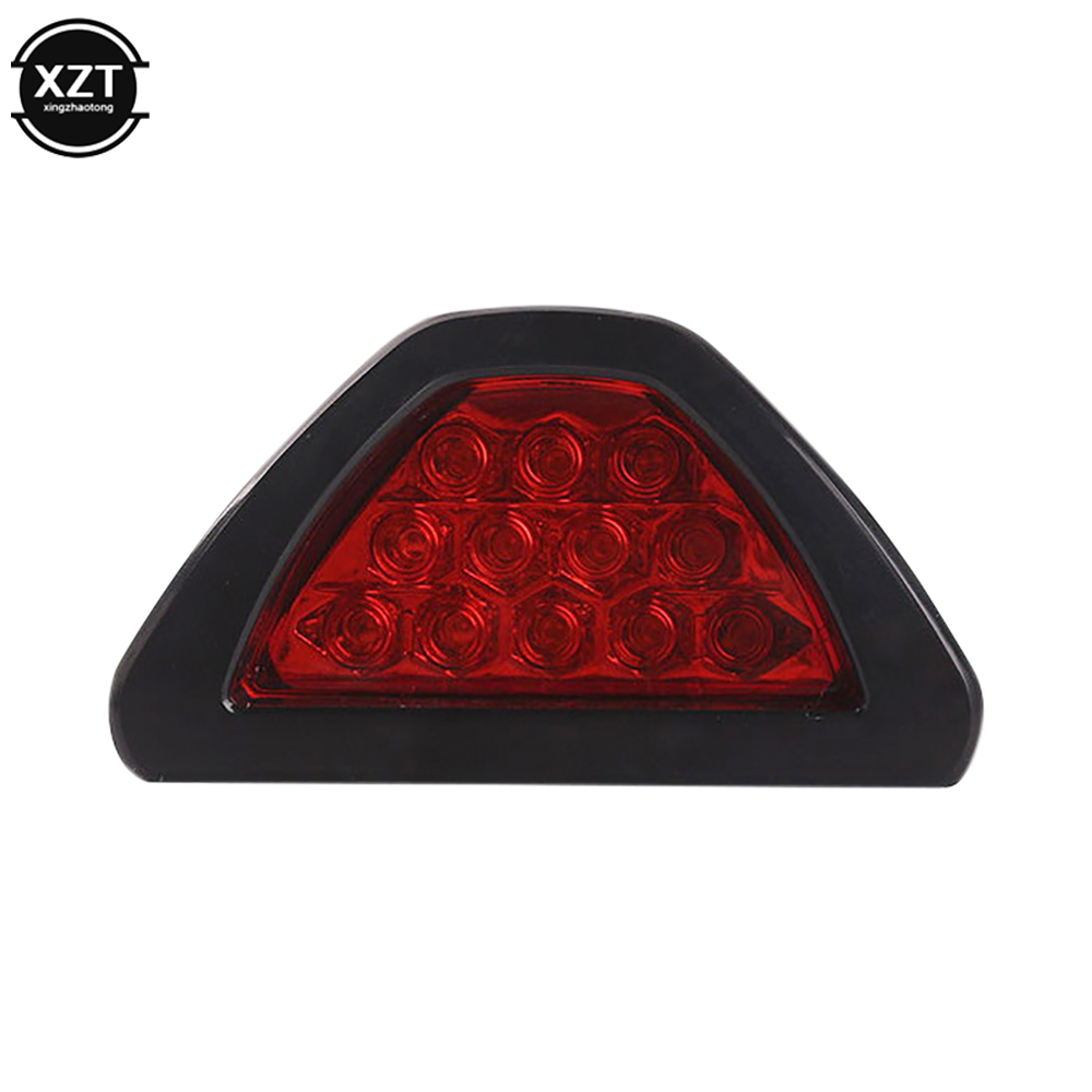 Universelle bremslichter f1 style drl rot 12 led hecks topp bremsleuchte drittes bremsstopp sicherheits leuchte licht auto led signallampe