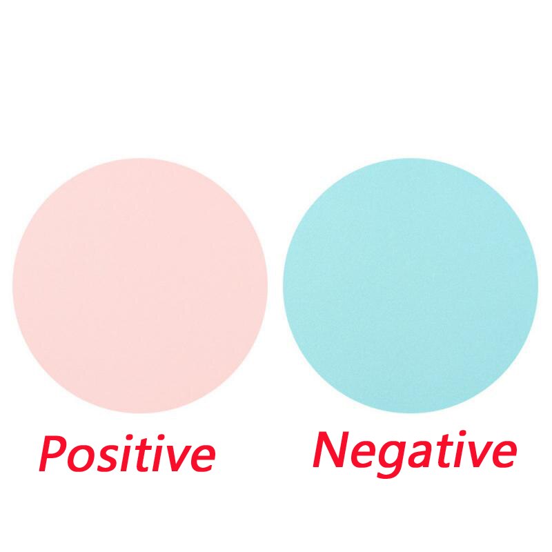 Double-sided Mouse Pad Waterproof PU Leather Round Shape Mousepads Desk Mat Office Gaming Mouse Pad For Laptop Compute: 01
