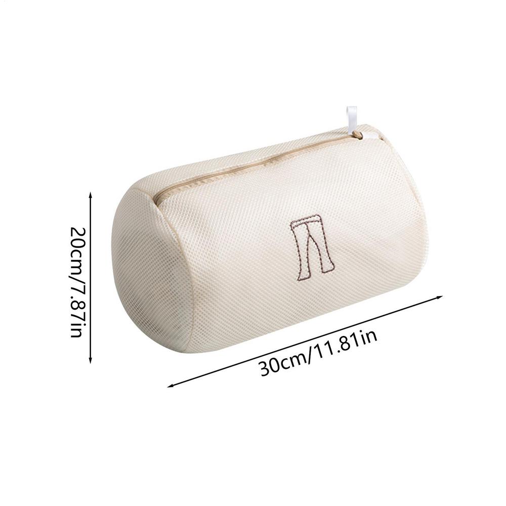 Netztasche für Wäsche, Netz-Wäschesack, feiner Netz-Wäschesack, zarte Waschmaschinen-Netztasche, verdicktes, feinmaschiges Wäschesack-einstellen: Weiß