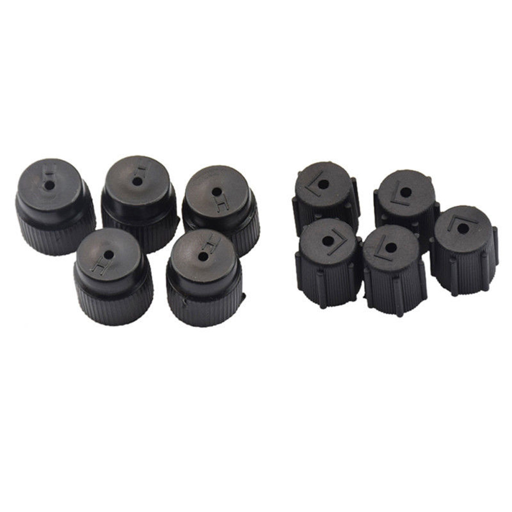 10pcs Universal Car Air Conditioning Cap Car R134a 13mm 16mm Ac System Cover Car High Low Side Dust Cap Auto Interior Accessorie