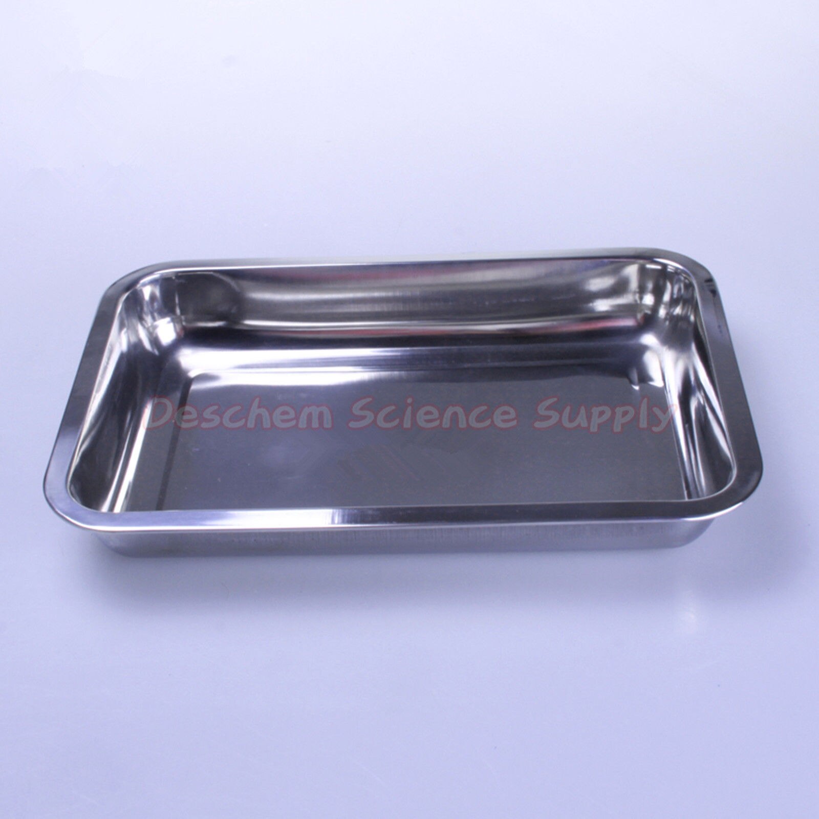 31.5cm*21.5cm,Stainless Steel Rectangular Plate Lab Tray Barbecue Shallow Dish