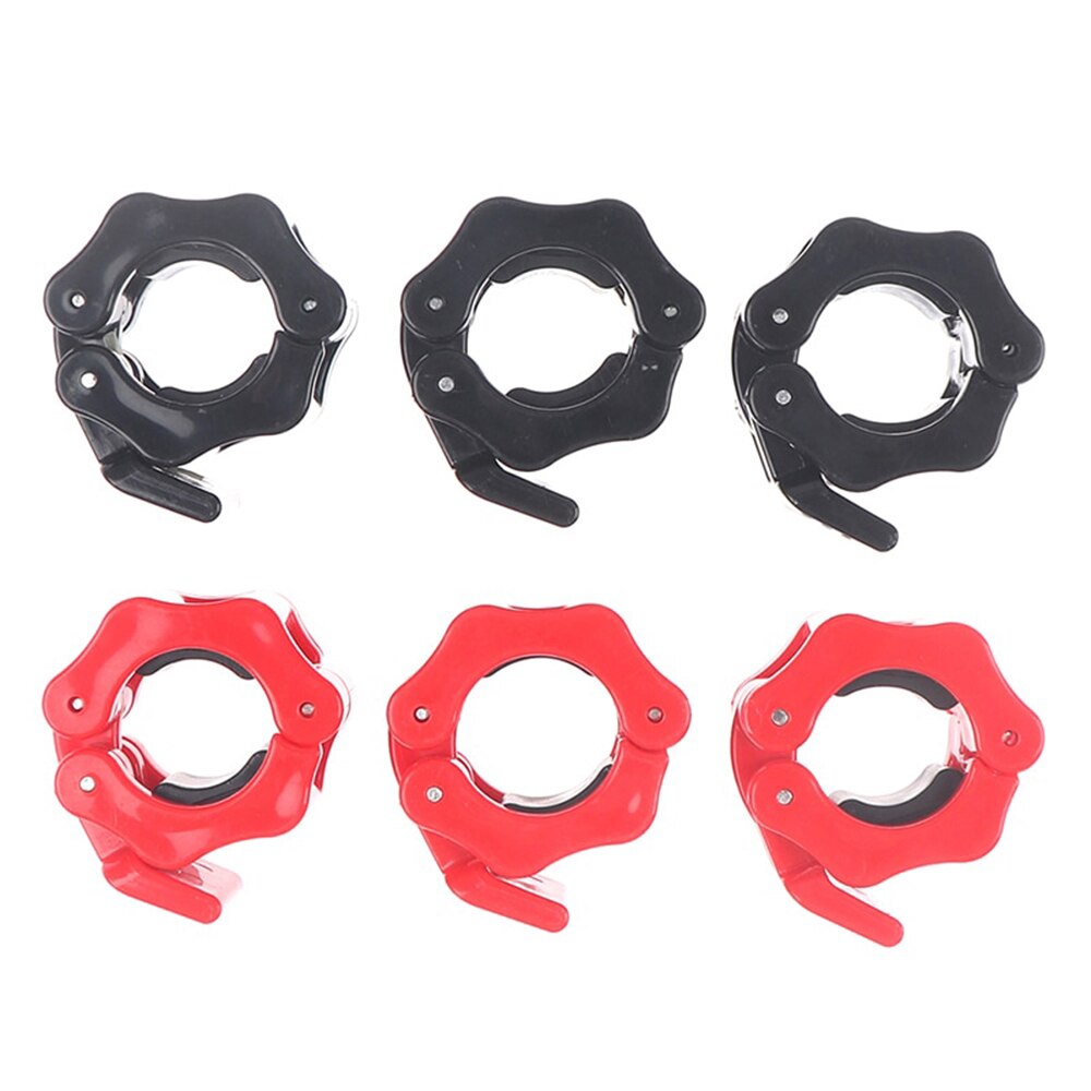 25/28/30mm Weight Lifting Bar Spinlock Collars Barbell Dedicated Collar Lock Fitness Body Building Gym Dumbbell Quick Clips