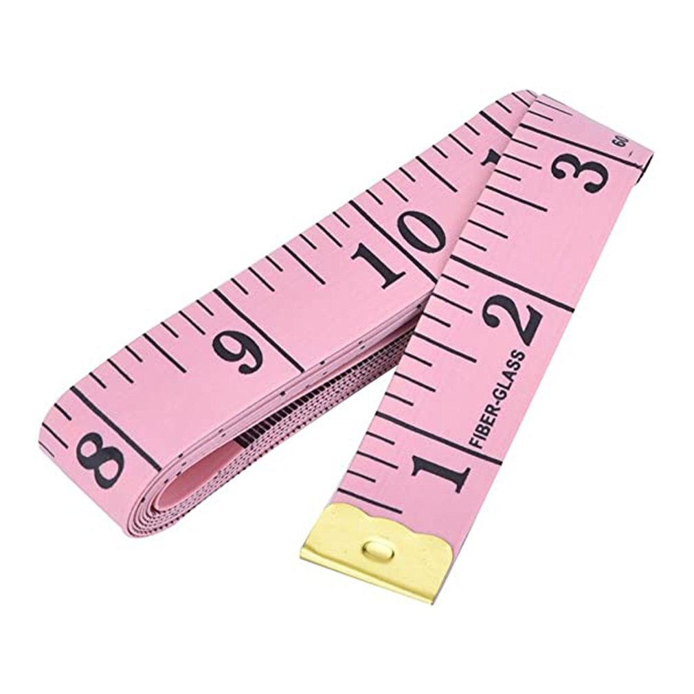 Measuring Tape 1.5M Environmental Pink Sewing Tape Measure Ruler For Sewing Human Body Waist Bust Size Measure Tools