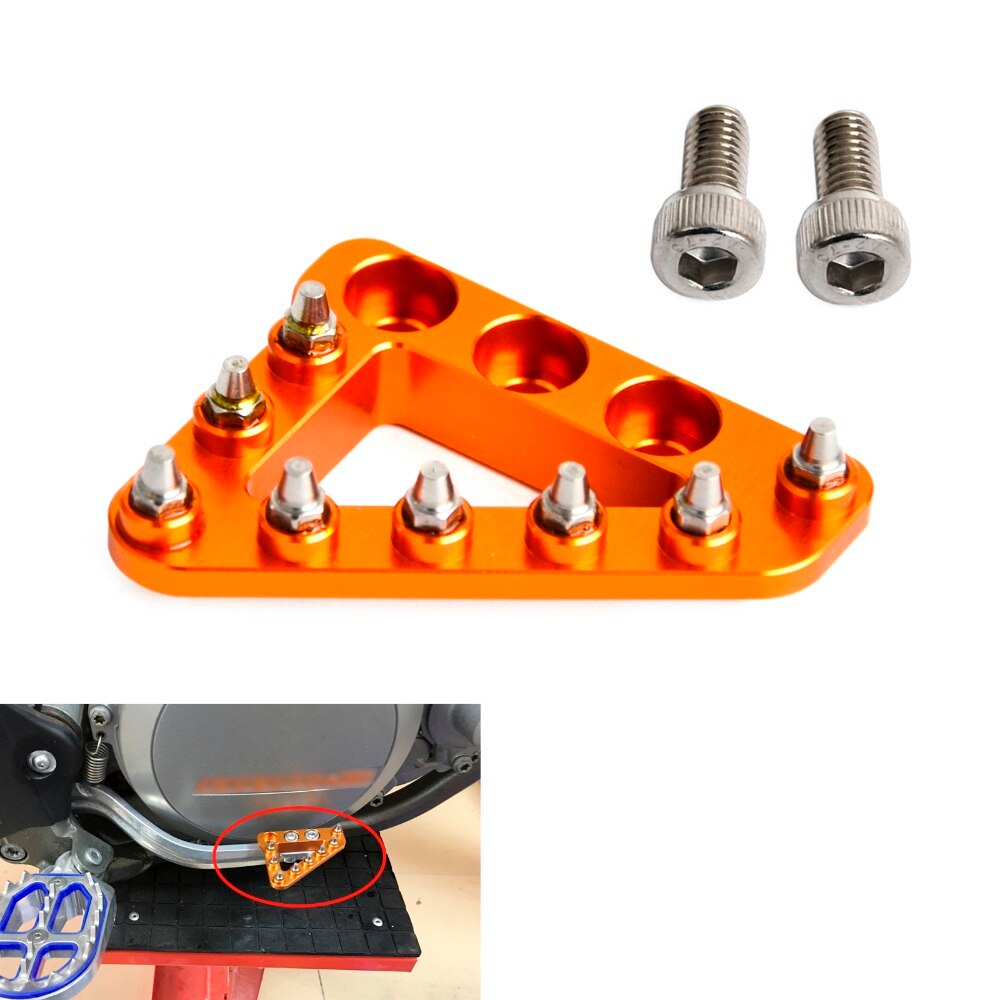 Embout de pédale de frein arrière nicecnc pour husaberg te  fe 125 200 250 300 350 390 450 500 501 570 husqvarna te tc tx fe fc fs  fx 701 beta