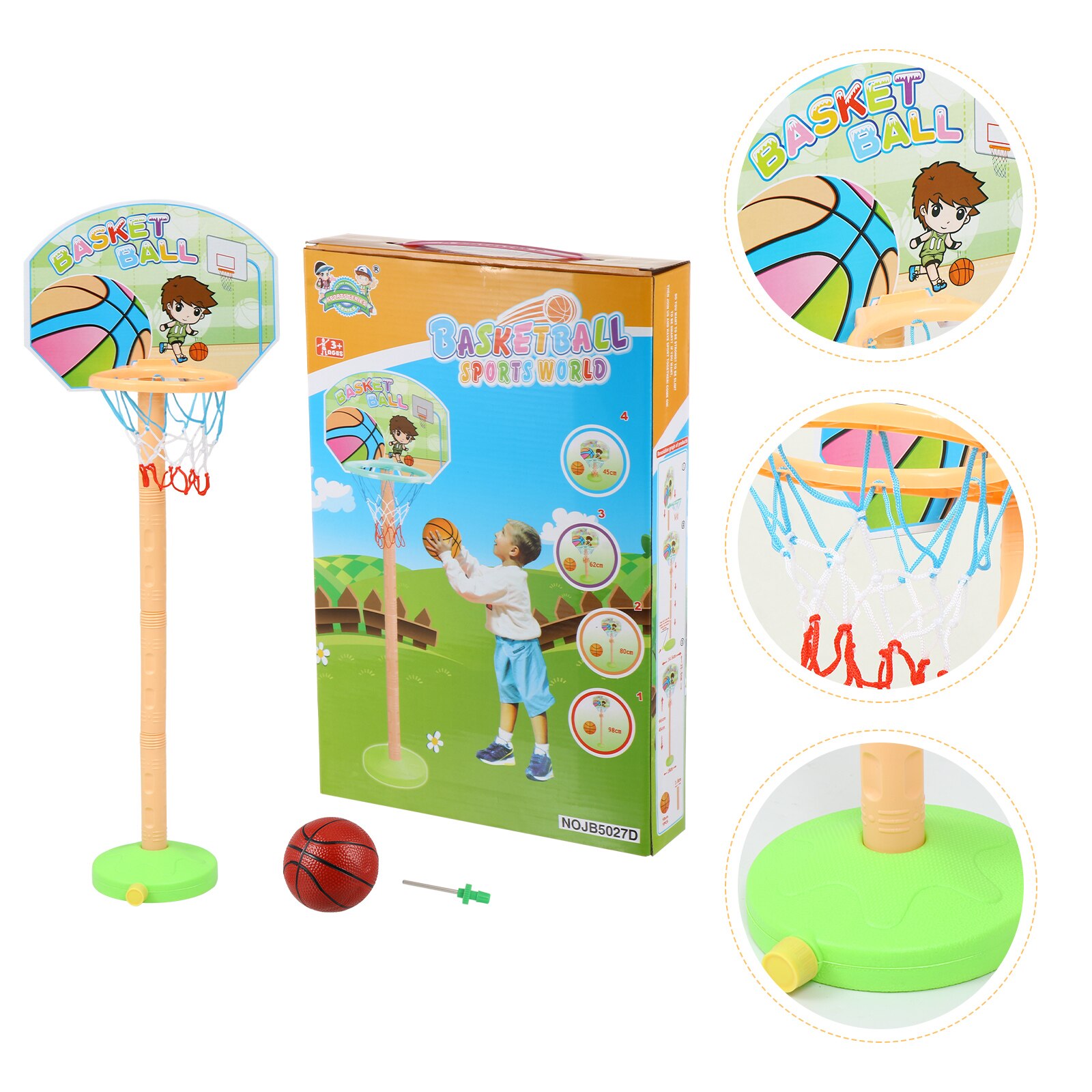 1 set children's basketball game indoor outdoor sports toy throwing children