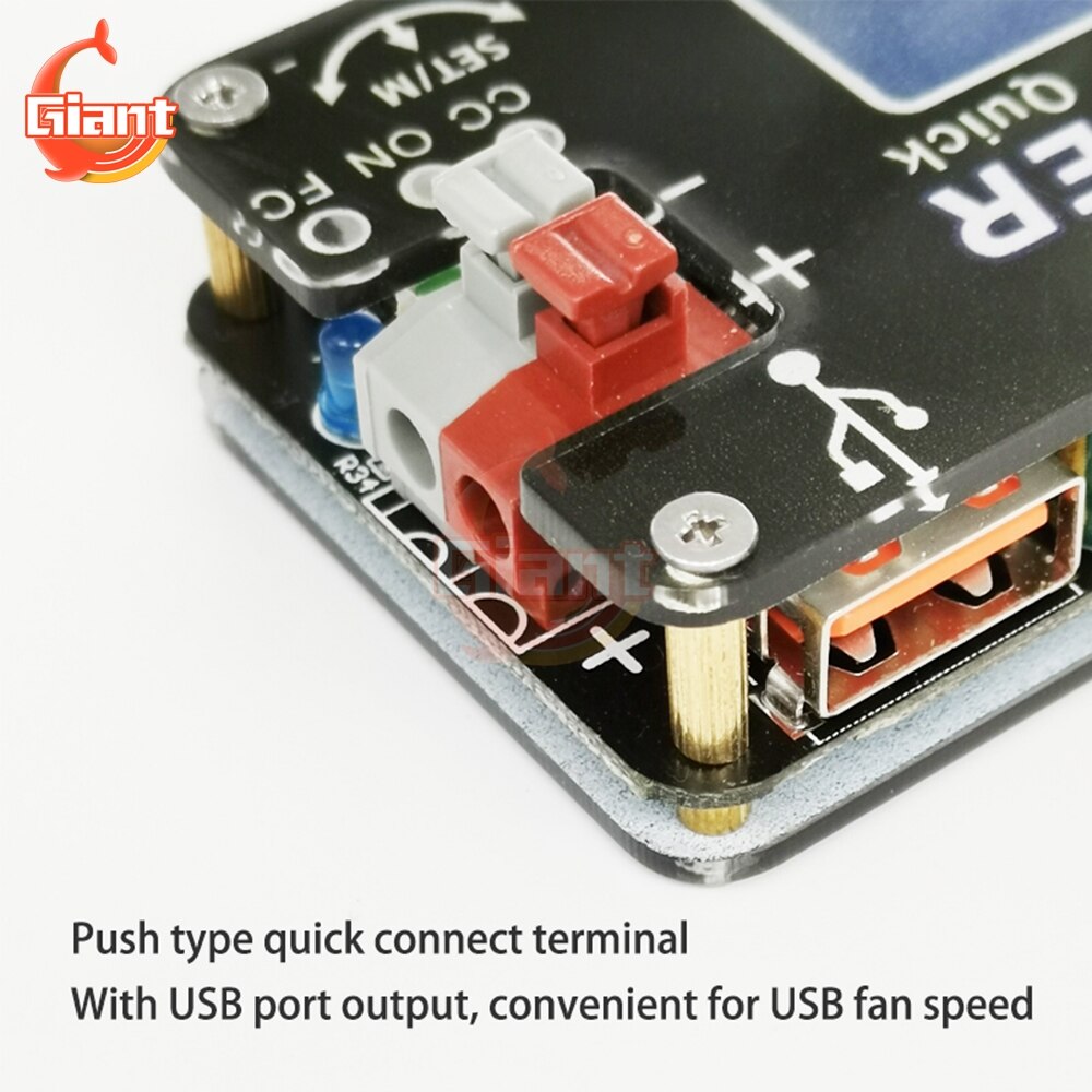 15W Type-C Micro USB Speed Controller Governer Power Charger CC CV Power Supply Trigger Fast Charging Digital Voltmeter Ammeter