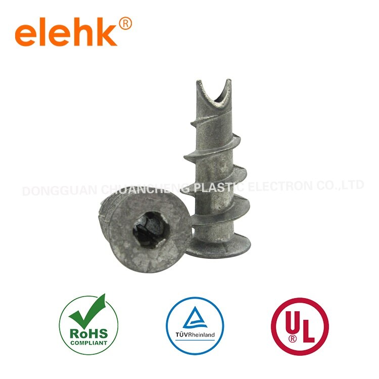 100PCS Nylon Plasterboard Fixings Plastic Anchor Wall Plug For Drywall Expansion Anchors