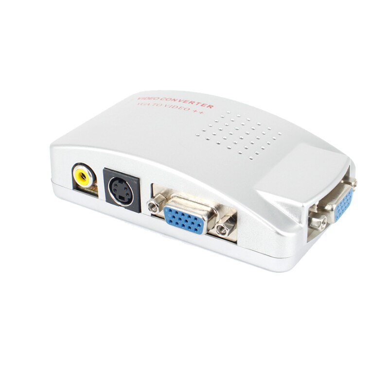 Pc Converter Box Vga Naar Tv Av Rca Signaal Adapter Converter Video Switch Box Met Kabel