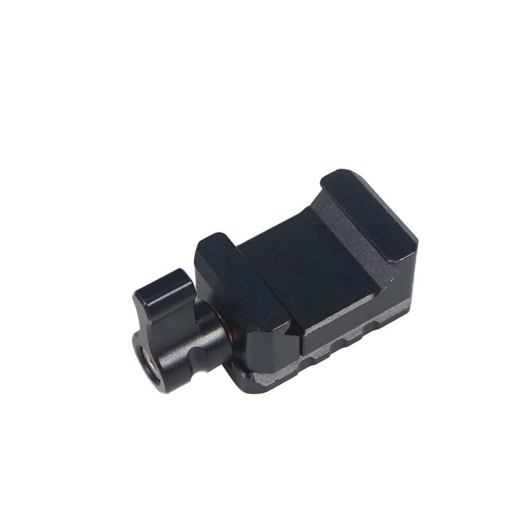 Quick Release Clamp NATO Standard Clamp with 1/4" M4 Mounting Holes for DIY Magic Arm Rig for Cold Shoe Monitor Support 16-23mm