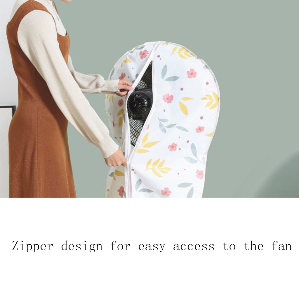 3D All-Inclusive Fans Dust Cover PEVA Waterproof Floor Fan Protective Case Household Electric Fan Storage Bag Organizer Tool