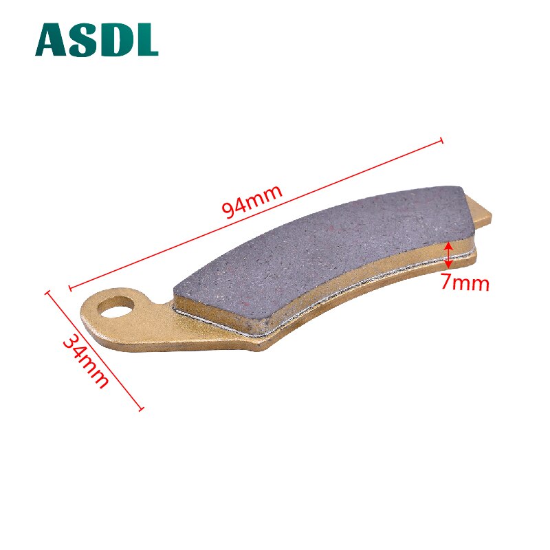 Motorfiets voorremblokken voor gas-gas  ec 125 200 250 300 400 450 515 mc 125 200 mx 125 200 250 300 xc 200 250 300 # c