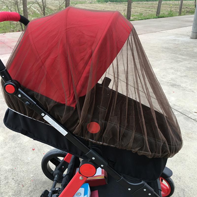 Småbørn børn baby myggenet mesh insekt bug dække til klapvogne bærere bilsæder vugge praktisk