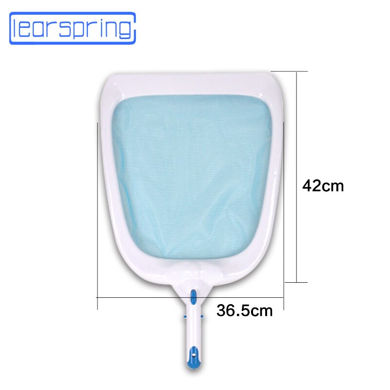 Swimming Pool Skimmer Cleaner Leaf Rake Mesh Net Fountain Pool Tool Leaf Bag Cleaning Equipment Accessories with Rod Stick: BL-1001