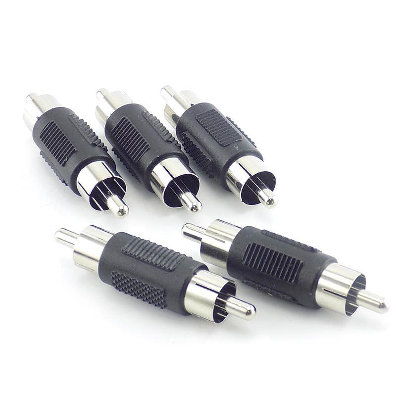 5 Stuks Rca Female Naar Vrouwelijke Jack Plug Connector Adapter Mannelijk Naar Rca Connector Video Audio Extender Cord Kabel converter