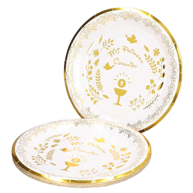 Disposable Food Plates Toxic Free Paper Plate for Picnic for Party