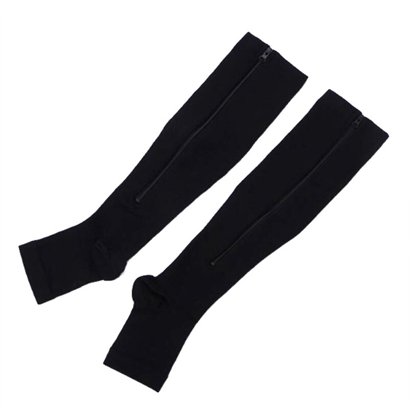 Mannen/Vrouwen Soft Zip Sokken Anti-Vermoeidheid Compressie Sokken Been Ondersteuning Medische Sokken Unisex Comfortabele Relief