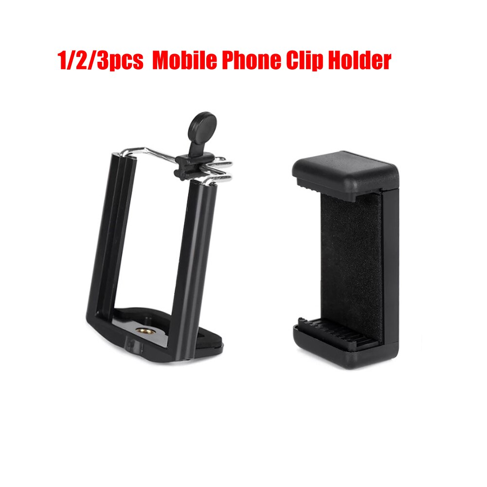 Camera Clip Telefoon Houder Met 1/4 Inch Moer Schroef Gat Selfie Stok Telefoon Clip Accessoires Voor Ipad/Iphone/galaxy Onderdelen