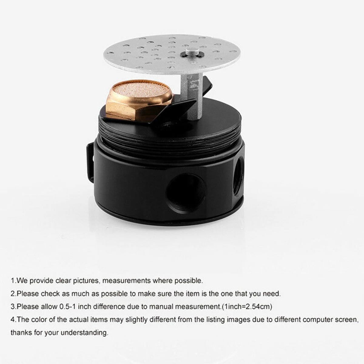 Oil Catch Can Compact Baffled 2-Port Universal Aluminum Reservoir Oil Catch Tank Two Hole Breathable Kettle Fuel Tank Parts