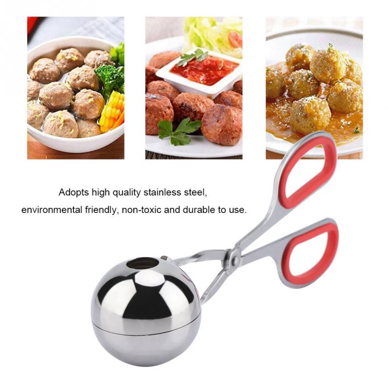 Convenient Meatball Maker Stainless Steel Stuffed Meatball Clip DIY Fish Meat Rice Ball Maker Meatballs clip