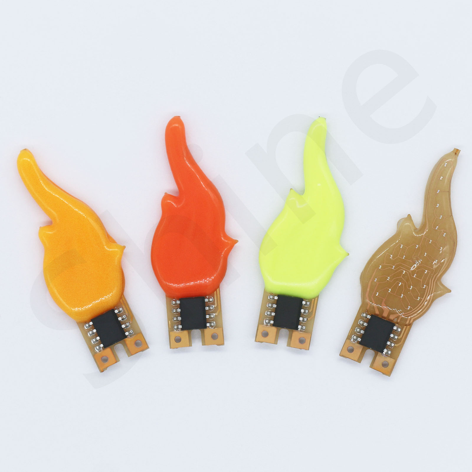 LED COB Flash Light Candles DC3V Edison Flame LED Filament 2200K Red Green Blue Pink Birthday Home Decorative Accessories DIY
