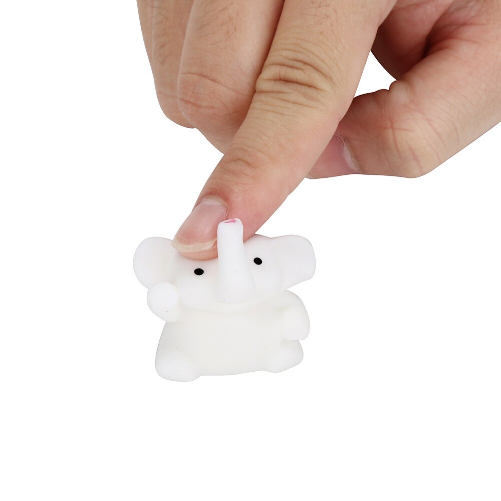 Relax Toys 4CM Cute Elephant Mochi Squishy Squeeze Healing Fun Kids Kawaii Toy Stress Reliever Deco Squishy Animals