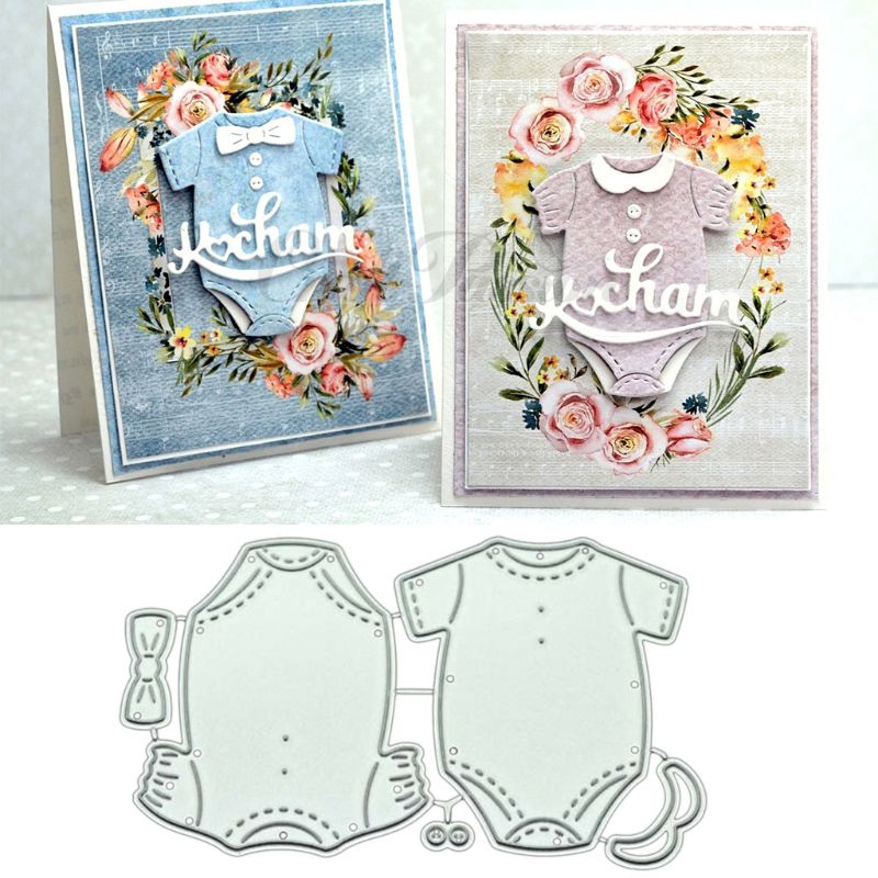 Baby Clothes Metal Cutting Dies Stencil Scrapbooking DIY Album Stamp Paper Card Embossing Decor Craft Dies for