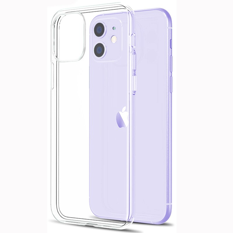 Ultra Thin Clear Silicone Phone Case For iPhone 11 8 XR Case Soft Back Cover For iPhone 11 Pro XS Max X 8 7 6s Plus 5 SE 11 Case: For iphone 8