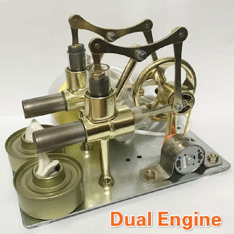 Stirling motor balance motor motor model varme damp uddannelse diy model håndværk opdagelse generator generator tilbehør