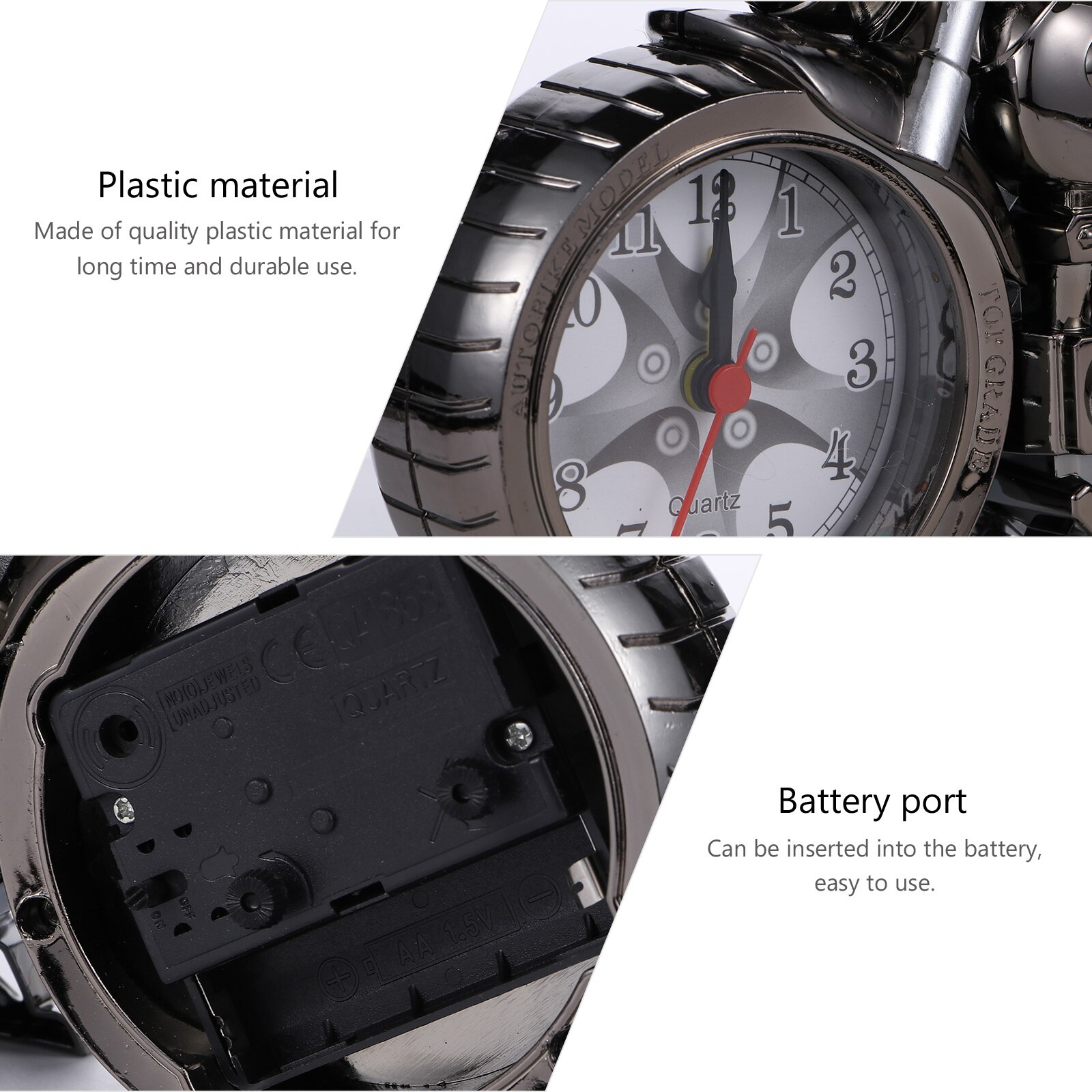 1PC Practical Alarm Clock Digital Clock Despertador Horloge Durable Alarm Clock Desktop Clock For Decoration Home