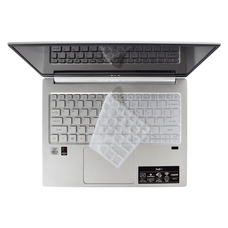 Silicone Laptop Keyboard Cover Protector Skin For Acer Swift 3 SF313-53 SF313-52 SF313 52 53 13.5 inch release): clear