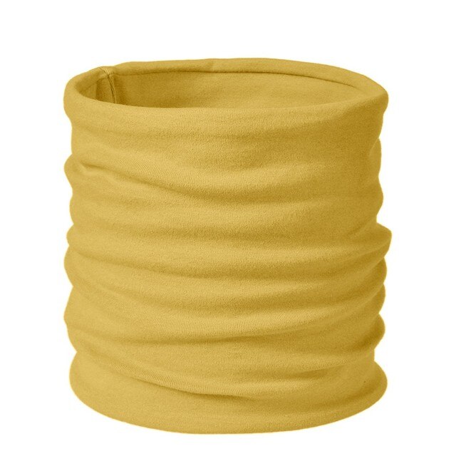Headwear Warm Ski Half Mask Scarf Neck Gaiter Head Cover Balaclava Bandanas Sports For Skiing Snowboarding Cycling Fishing: Yellow