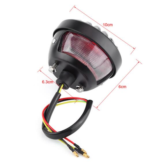 Black Side Mount Achterlicht Rem Motorfiets Bracket Achterlicht Voor Harley 833 Tcruiser Bobber Chopper Straat Standard Dirt Bike