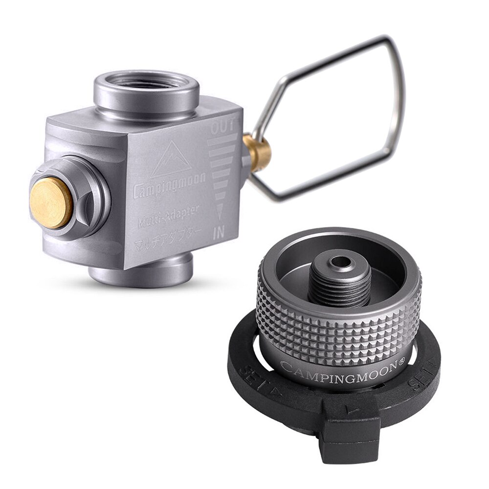 Gas Saver Plus Met Butaan Adapter Gas Adapter Voor Camping Backpacken Wandelen Outdoor Kachel Adapter Camping Gas Adapter: set 2