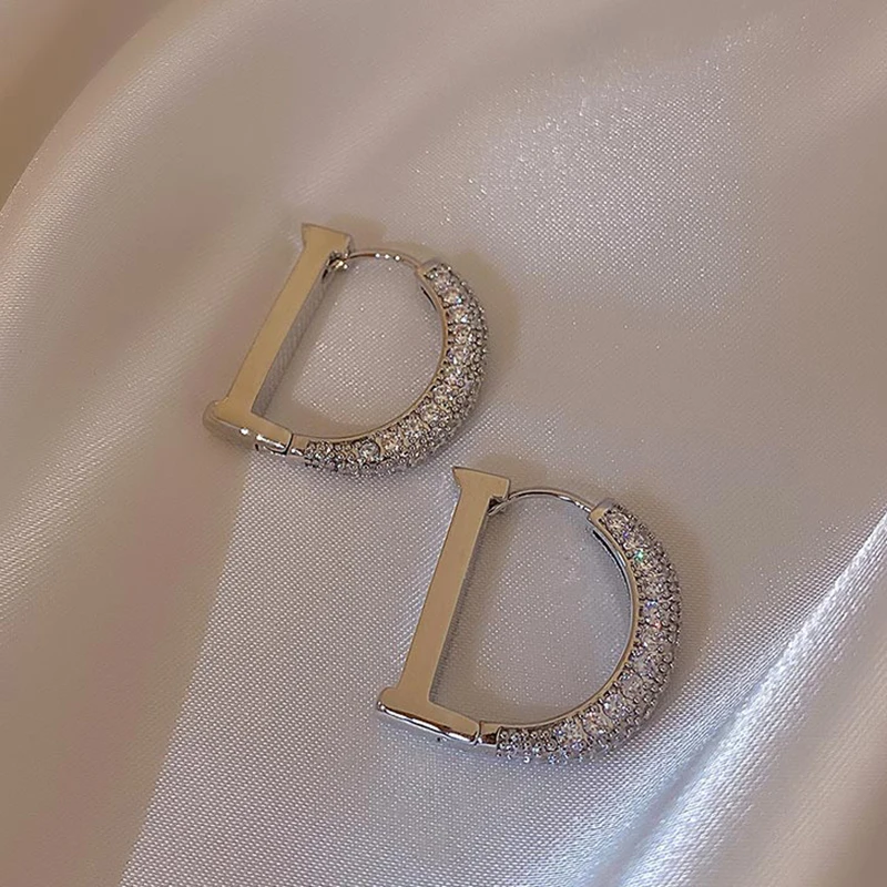 Pendientes giratorios chapados en oro Real para mujer, joyería de coreana, cuentas de circón redondas, accesorios de de graduación de lujo: Verde