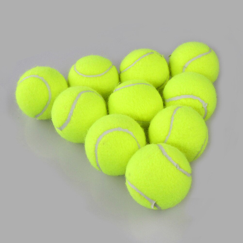 6PCS High Elasticity Tennis Balls Practice Tennis Balls Heavy Duty Tennis Balls For Sport Training Exercise